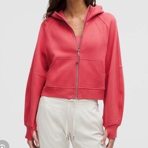 Lululemon Scuba Oversized Full-Zip Hoodie - Glaze Pink - Like New - M/L